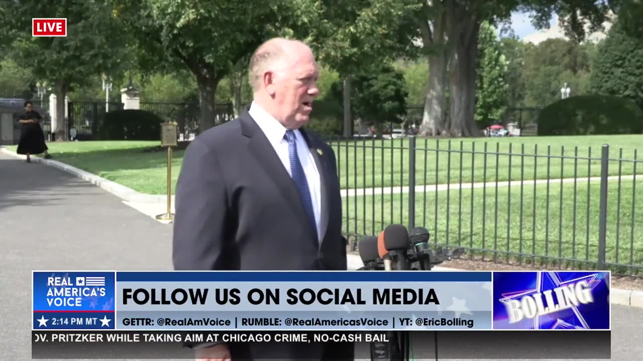 TOM HOMAN PROMISES MORE DEPORTATIONS OUT OF WASHINGTON, D.C.