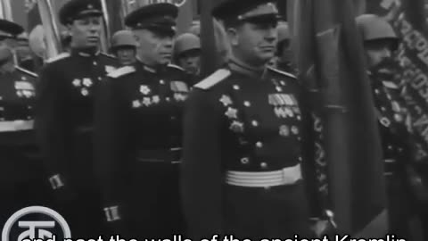 Victory Parade in Moscow on June 24, 1945 - Black and white version