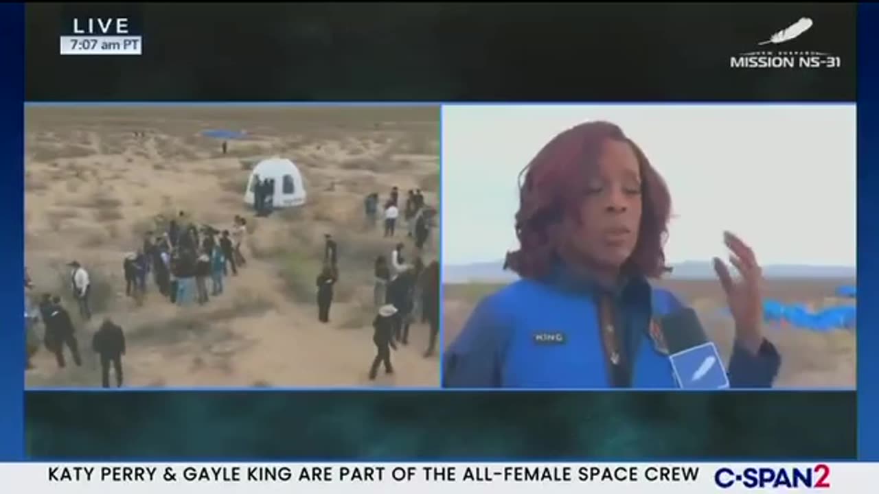 Fake News specialist Gayle King after visiting Space says human beings need to be better