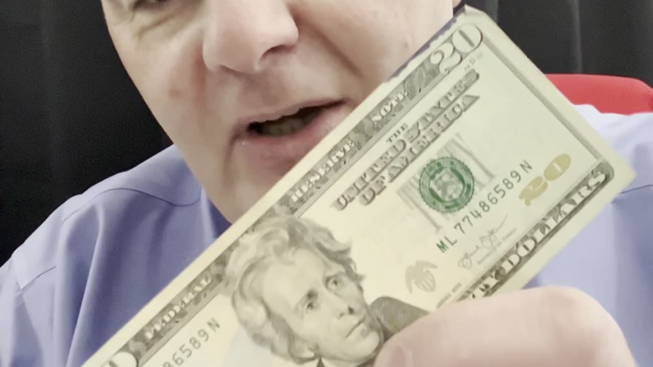 $20.00 bill and bail