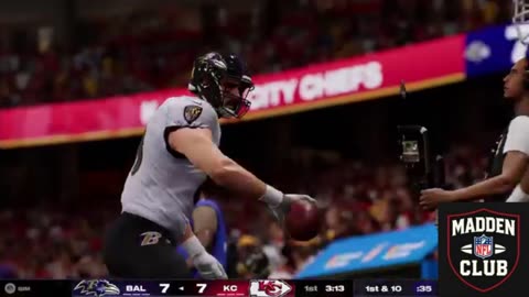 NFL Madden Game: Ravens vs. Chiefs – Lamar Jackson Penalized 3 Times