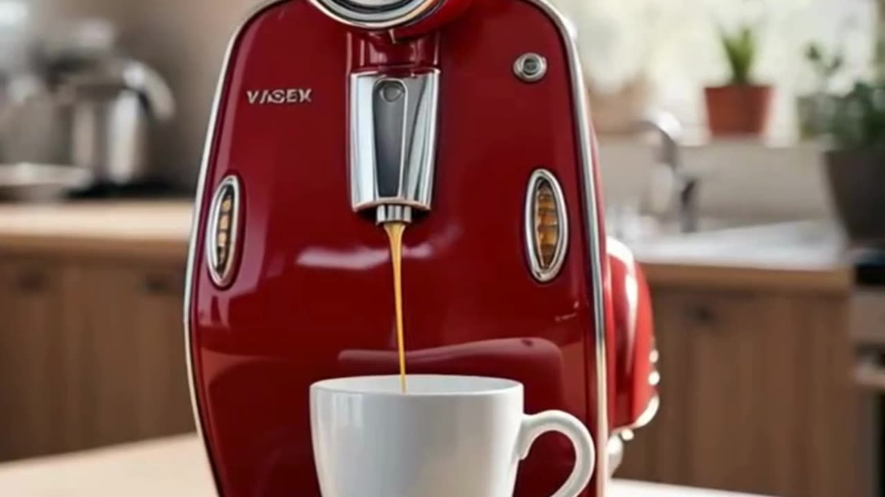 Meet the Most Adorable Coffee Maker Ever! 😍🛵