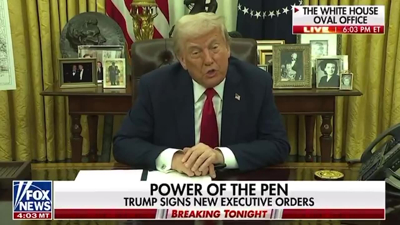 Trump says he would love the idea of running for a 3rd term