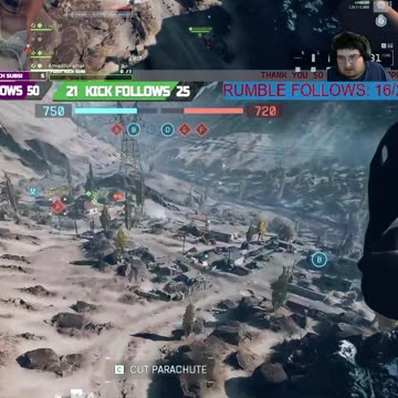 I WAS gonna say it seems like you parachute fast. But that was much faster