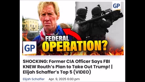 Former CIA Officer Says FBI KNEW Routh’s Plan to Take Out Trump!