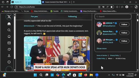 Trump Elon Meeting Felt Very Different - Hard Parting