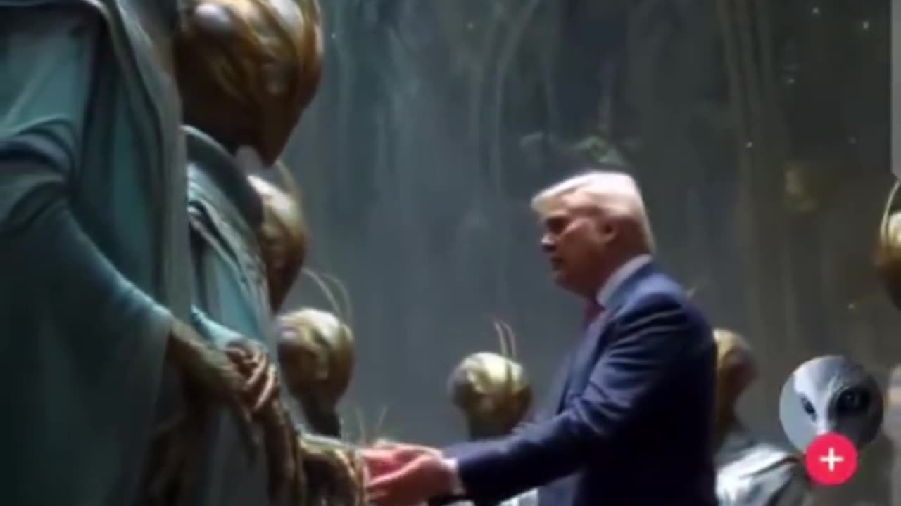 👽 🇺🇸 President Trump and the Aliens 🛸 Cool ai!
