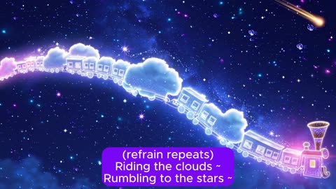 Cloud Train, Zoom! — An AI-Generated Song Animation for Kids