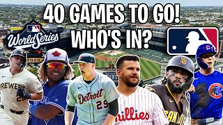 Guardians & Reds Are Back In The Postseason Race With 40 Games Left To Go!
