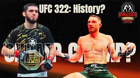 Can Islam Makhachev Conquer TWO Divisions? UFC 322 Preview | Ringside Report LIVE