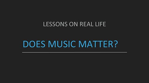 Life Lessons About Music 5, Pastor Austin McKelroy, 07-15-2025