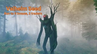 Valheim Seed - Run to 5 bosses, 2 traders - tMJTx3t9we