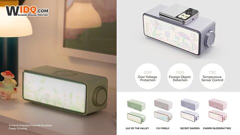 🌙 3-in-1 Lamp, Charger & Speaker – Your Nighttime Essentials in One! 🔊