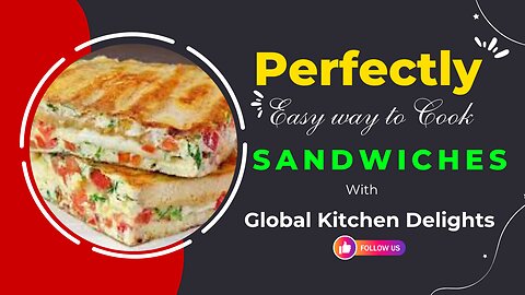 Sandwiches taste better than pizza! 😋 It's so delicious that I make it almost every weekend.