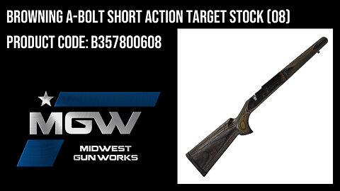Browning A-Bolt Short Action Target Stock (08) - B357800608
