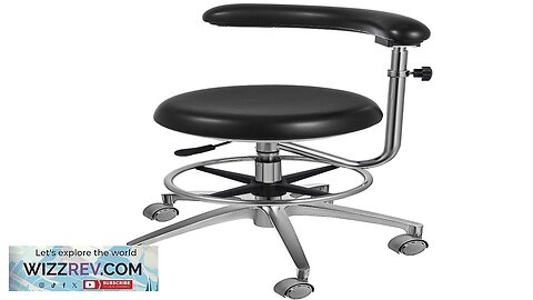 VEVOR Medical Dental Stool Dentist Chair with 360 Degree Rotation Armrest PU Review