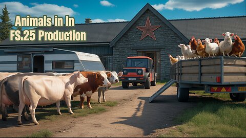 START Your FARMING Simulator 25 Production NOW with Animals in FS25!