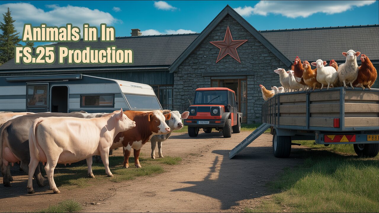 START Your FARMING Simulator 25 Production NOW with Animals in FS25!