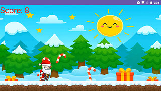 Santa Holiday Dash - Android Gameplay [1+ Min, 1080p30fps]