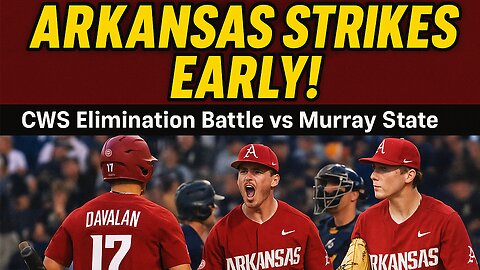 Arkansas Baseball Dominates Murray State in College World Series Elimination Game | newsdrift 