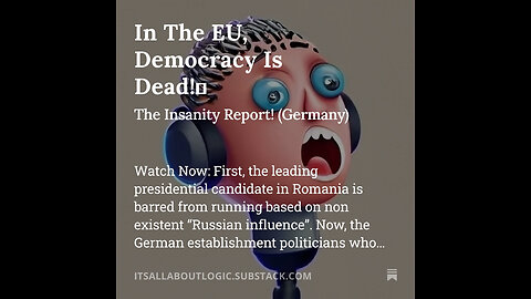 In The EU, Democracy Is Dead!☠️