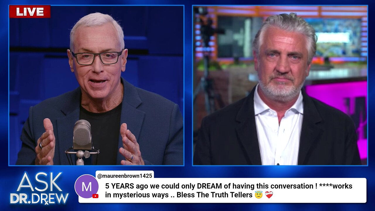 Del Bigtree: Vaccinated vs Unvaccinated Study Shows 57% Chronic Disease vs 17% – Ask Dr. Drew