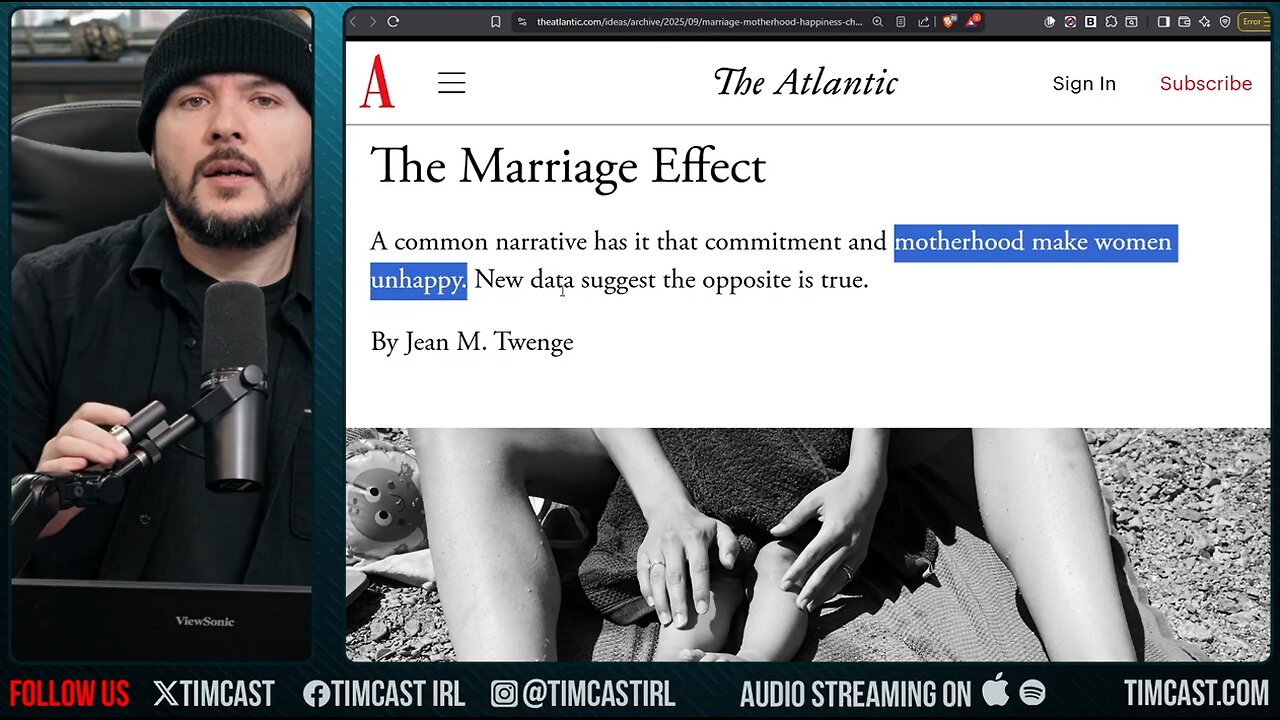 Liberals SHOCKED After Study Proves Married Women With Kids Are Happier | Tim Pool