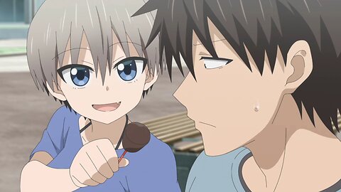 Uzaki-chan Wants to Hang Out! - Uzaki makes Shinichi try chocomint