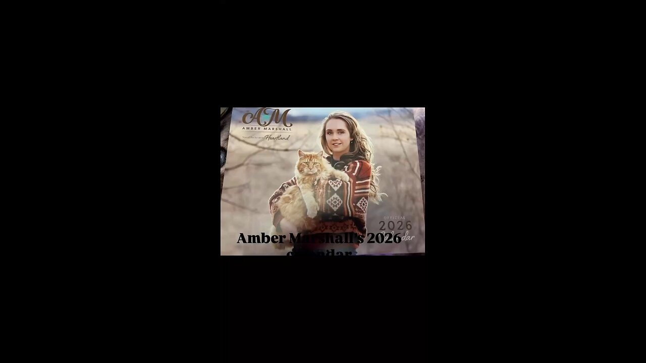 Amber Marshall 2026 Calendar