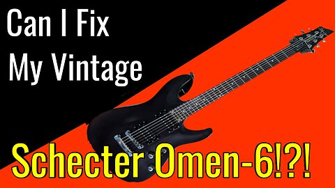 Repairing the Neck Pickup of My Schecter Omen-6 Diamond Series
