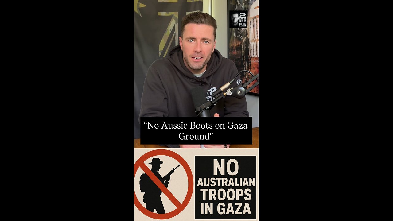 “No Aussie Boots on Gaza Ground”