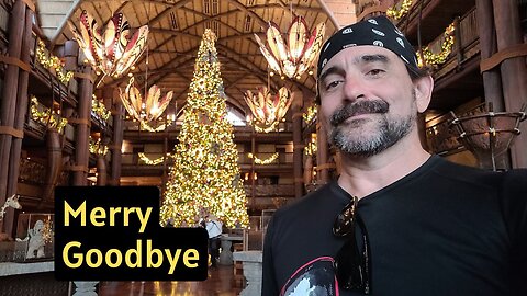 Merry Christmas from the Disney Resorts and my truely last ride on Dinosaur!