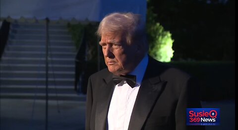 President Gives Remarks to Press Before Departing to Mt. Vernon Dinner