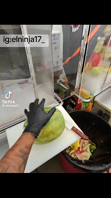 The Art of Watermelon Peeling