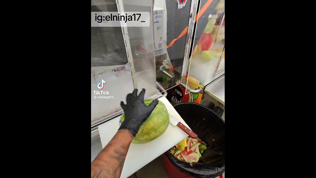 The Art of Watermelon Peeling