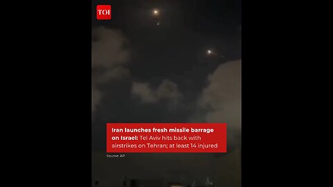 Iran launched a new wave of missile attacks against Israel,