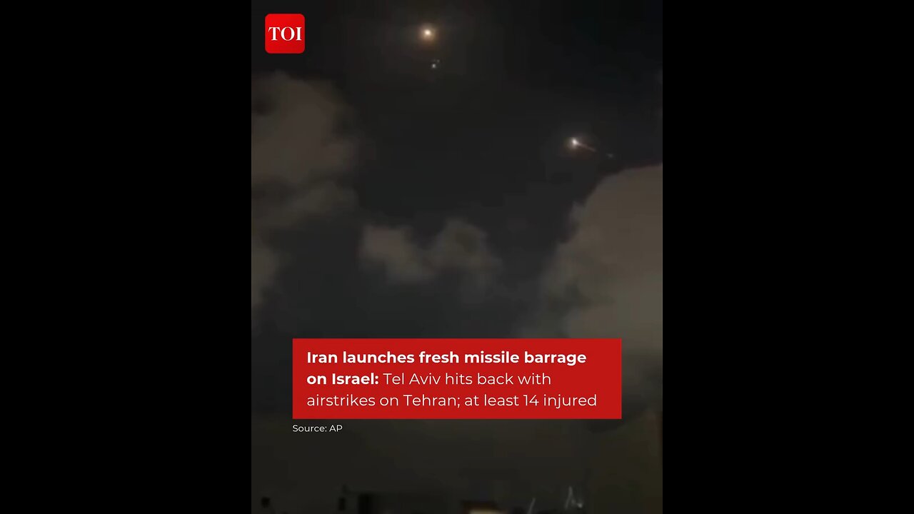 Iran launched a new wave of missile attacks against Israel,