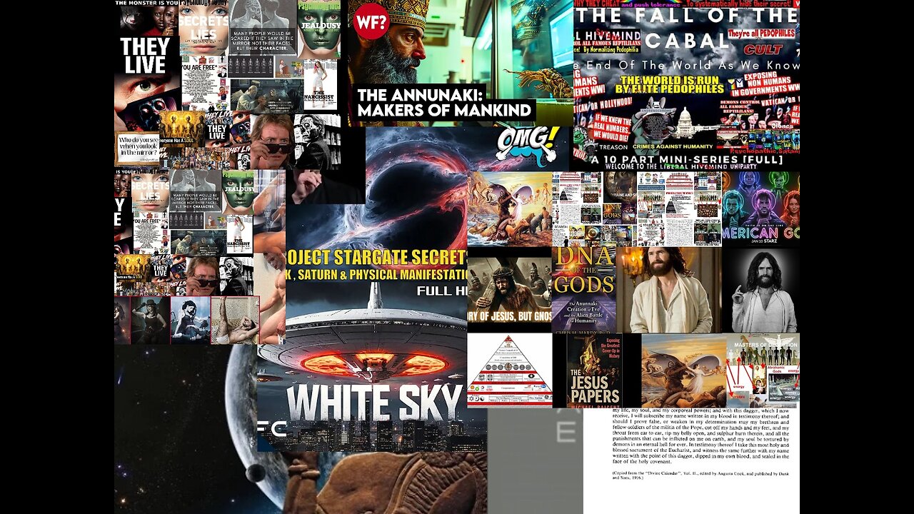 Trust no one too much the Demuergic saturnian Jehovah Allah Satan Jesuit money matrix