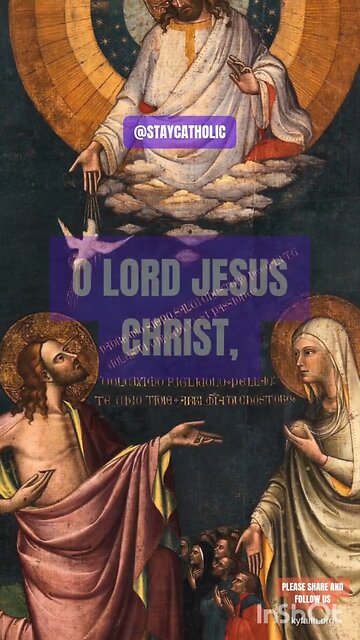 WATCH LORD WITH THOSE WHO WAKE OR WEEP TONIGHT #truth #jesus #christ #king #mary #joseph #ihs #churc