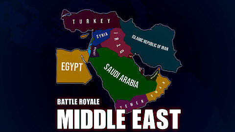 Middle East Battle Royale 2026 Modern Day HOI4 Timelapse