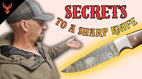 Why Your Knife WON'T Stay Sharp... How To Fix! | PLUS CUSTOM KNIFE GIVEAWAY | KAMPwild