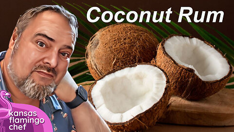 Homemade toasted coconut rum - my way