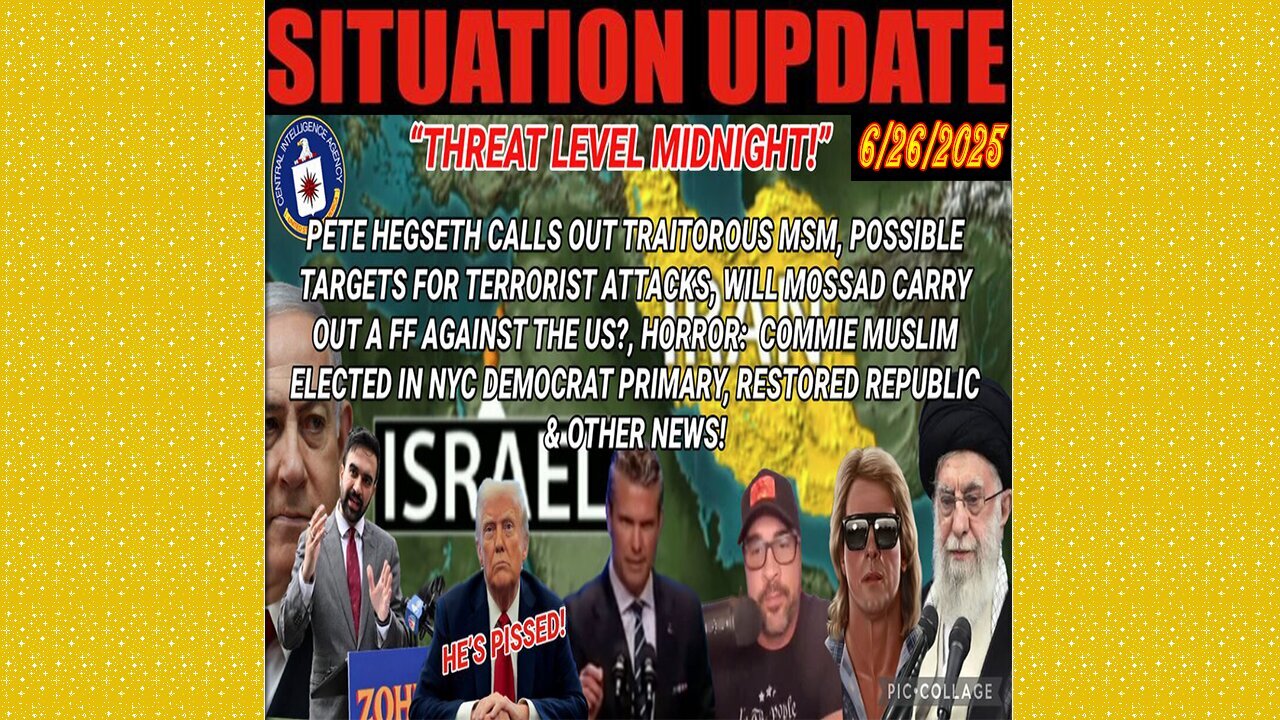SITUATION UPDATE 6/26/25 - Commie Muslim Elected In NYC Democrat Primary