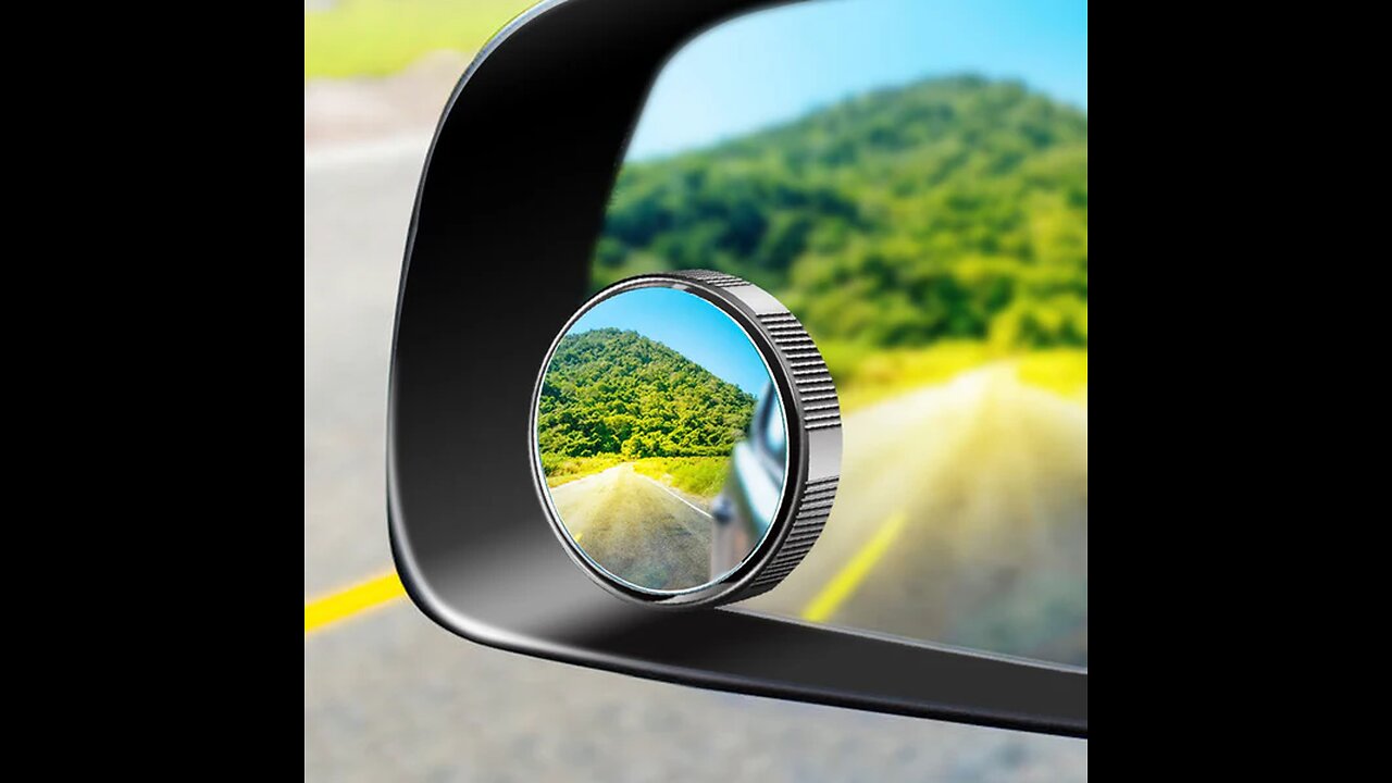 Driver_Passenger Side Stick-On Adjustable Blind Spot Mirrors (1 Pair)