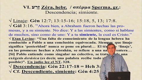 Zéra y Sperma / Voces bíblicas originales