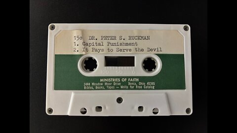 Capital Punishment - Dr. Ruckman