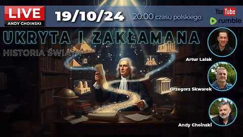 🔴19/10/25 NA ŻYWO: Artur Lalak, Grzegorz Skwarek | UKRYTA I ZAKŁAMANA HISTORIA ŚWIATA