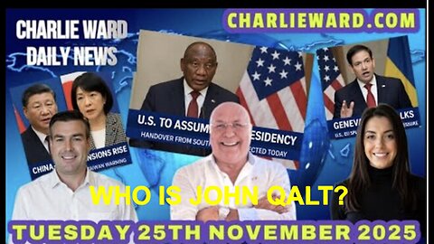 CHARLIE WARD DAILY NEWS WITH CHARLIE WARD. PAUL & DREW TUESDAY 25TH NOV 2025