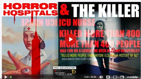 ICU Nurse Kills Over 400 Recovering People - Exposing How Hospitals Murder