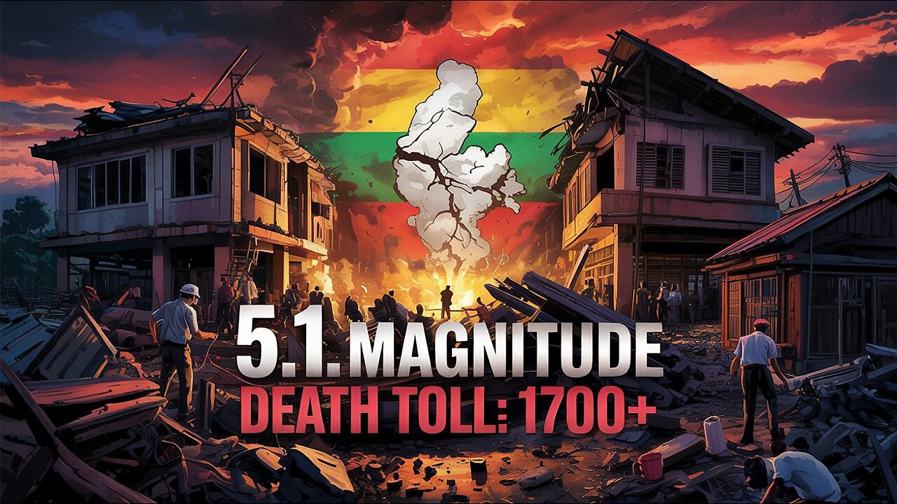 Myanmar Earthquake: Another 5.1-Magnitude Earthquake Hits Myanmar; Death Toll Climbs to 1700